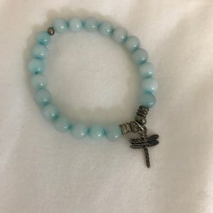 T.Jazelle Sterling Silver Dragonfly Bracelet